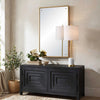 Decorative Wall Mirror | Corner Bolt Detail | Gold Leaf Accent | 21x36