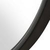 Decorative Wall Mirror | Satin Black Iron | 22x35 Oval Frame
