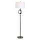 Modern Floor Lamp | Off White Linen Shade | Oil-Rubbed Bronze | 63"