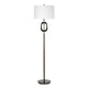 Modern Floor Lamp | Off White Linen Shade | Oil-Rubbed Bronze | 63"