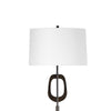 Modern Floor Lamp | Off White Linen Shade | Oil-Rubbed Bronze | 63"