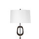 Modern Floor Lamp | Off White Linen Shade | Oil-Rubbed Bronze | 63"
