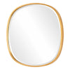 Decorative Wall Mirror | Gold Leaf Irregular Round | Beveled Glass | 30"