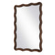 Decorative Wall Mirror | Organic Scalloped Edges | Antique Bronze | Gold | 23x33