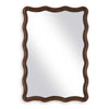 Decorative Wall Mirror | Organic Scalloped Edges | Antique Bronze | Gold | 23x33