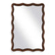 Decorative Wall Mirror | Organic Scalloped Edges | Antique Bronze | Gold | 23x33