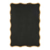 Decorative Wall Mirror | Organic Scalloped Edges | Antique Bronze | Gold | 23x33