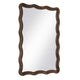 Decorative Wall Mirror | Organic Scalloped Edges | Antique Bronze | Gold | 23x33