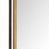 Modern Wall Mirror | Art Deco Bronze & Gold Layered Frame | 22x34