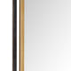 Modern Wall Mirror | Art Deco Bronze & Gold Layered Frame | 22x34
