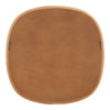 Boho Accent Wall Mirror | Beveled Glass | Natural Brown Rattan Woven | 34"