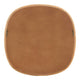 Boho Accent Wall Mirror | Beveled Glass | Natural Brown Rattan Woven | 34"