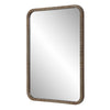 Decorative Wall Mirror | Antique Gold Ridged Frame | 22x32 Rectangular