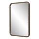 Decorative Wall Mirror | Antique Gold Ridged Frame | 22x32 Rectangular