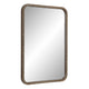 Decorative Wall Mirror | Antique Gold Ridged Frame | 22x32 Rectangular