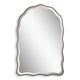 Siva Arched Accent Wall Mirror | Scallop Edges | Antique Bronze | Gold 24x36