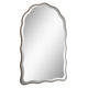 Siva Arched Accent Wall Mirror | Scallop Edges | Antique Bronze | Gold 24x36
