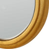 Siva Arched Accent Wall Mirror | Scalloped Edges | Gold Leaf Finish 24x36