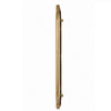 Floating Rectangular Mirror | Concave Corners | Antique Gold Leaf 22x35