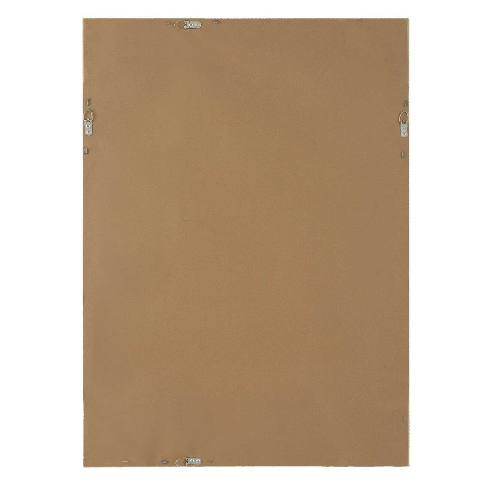 Raga Accent Wall Mirror | Rattan Design Frame | Coastal Brown Finish 25x35