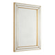 Accent Wall Mirror | Triple Frame | Mirror Inlays | Antique Gold 24x34