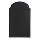 Kona Accent Wall Mirror | Arched Top | Scalloped Corners | Satin Black 22x36