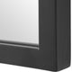 Kona Accent Wall Mirror | Arched Top | Scalloped Corners | Satin Black 22x36