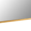 Kona Accent Wall Mirror | Scalloped Corners | Gold Leaf Finish 22x36