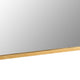 Kona Accent Wall Mirror | Scalloped Corners | Gold Leaf Finish 22x36