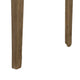 Accent Table | Rectangular Marine Marble | Antique Brass Aluminum | 23"