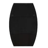 Accent Wall Mirror | Convex Shape | Floating Design | Matte Black 24x36