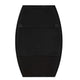 Accent Wall Mirror | Convex Shape | Floating Design | Matte Black 24x36