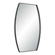 Accent Wall Mirror | Convex Shape | Floating Design | Matte Black 24x36