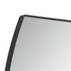 Accent Wall Mirror | Convex Shape | Floating Design | Matte Black 24x36