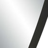 Accent Wall Mirror | Convex Shape | Floating Design | Matte Black 24x36