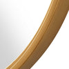 Accent Wall Mirror | Pill Oval Frame | Modern Brushed Gold Finish 22x35