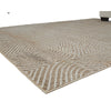Bina 8x10 Large Area Rug | Trellis Pattern | Beige Polypropylene Polyester