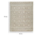 Baku 8x10 Large Area Rug | Medallion Motif | Ivory Polypropylene Polyester