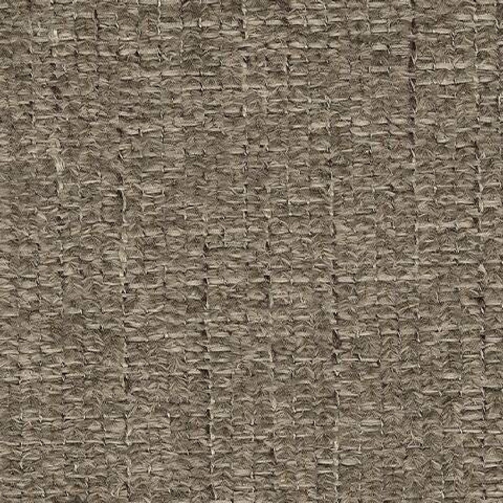 Vely Oversized Accent Ottoman | Foam Seat | Hemp Brown Polyester 40"