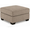 Oly Oversized Accent Ottoman | Foam Seat | Mocha Brown Polyester | 36"