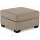 Oly Oversized Accent Ottoman | Foam Seat | Mocha Brown Polyester | 36"