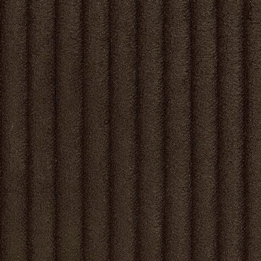 Kimi Oversized Square Ottoman | Foam Fill Chocolate Brown Corduroy 40"