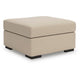 Lizo Oversized Square Ottoman | Foam Cushion | Twill Brown Nuvella 36"