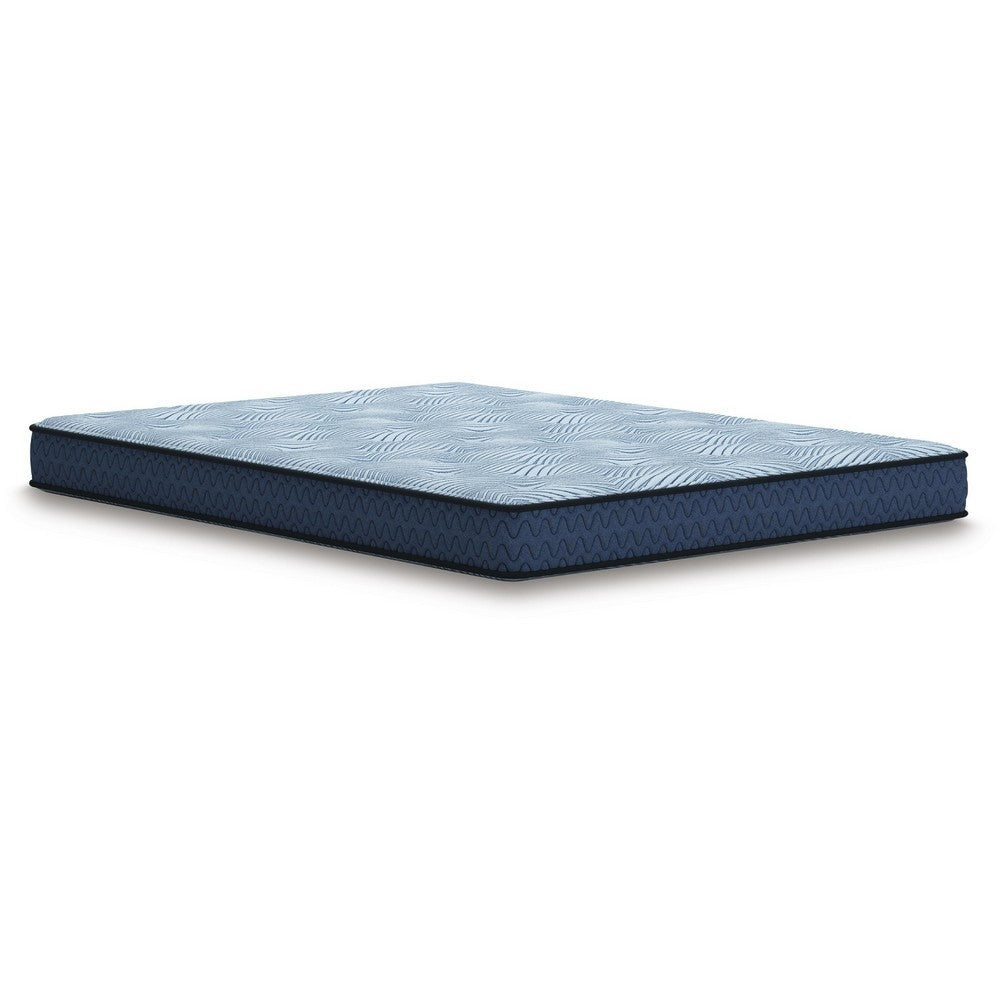 Peko Full Hybrid Mattress | Blue Hyper Cool Stretch Knit Cover 8"