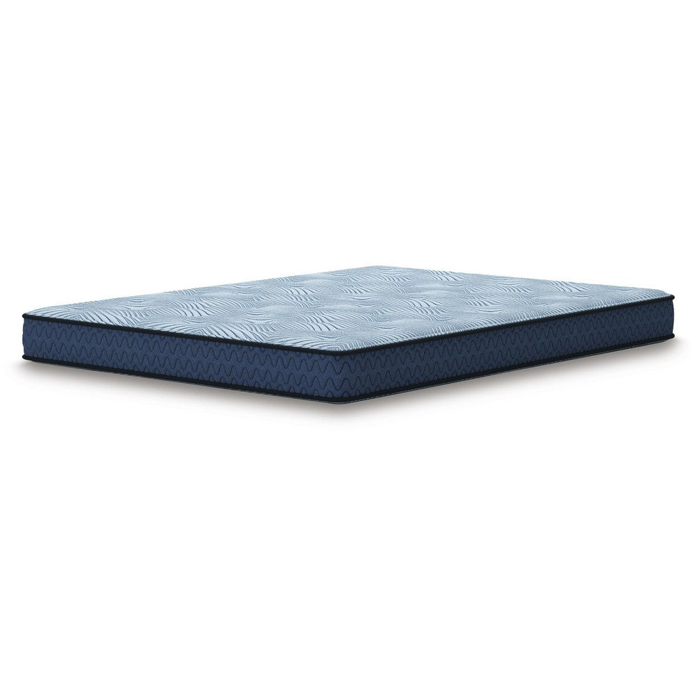 Peko Full Hybrid Mattress | Blue Hyper Cool Stretch Knit Cover 8"