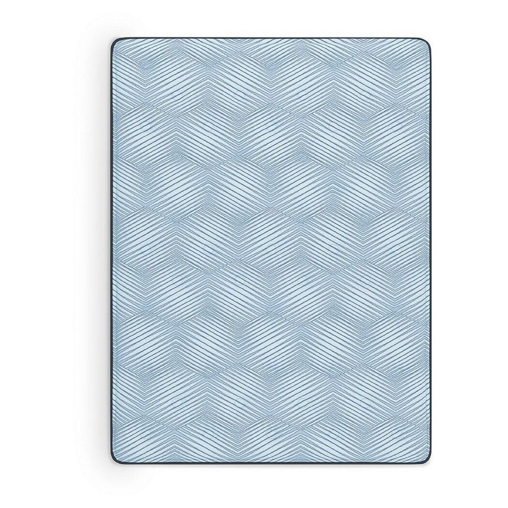 Pmy Twin Hybrid Mattress | Blue Hyper Cool Stretch Knit Cover 10"