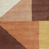 Mona Geometric Large Area Rug w Shag | 30mm Pile | Pink Polypropylene 8x10