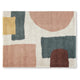 Fyna Geometric Large Area Rug w Shag | 30mm Pile | Gray Polypropylene 8x10