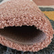 Fyna Geometric Large Area Rug w Shag | 30mm Pile | Gray Polypropylene 8x10