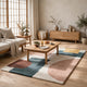 Fyna Geometric Large Area Rug w Shag | 30mm Pile | Gray Polypropylene 8x10